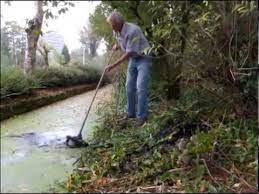 Baggeren riet verwijderen - Tuinpark Buikslotermeer